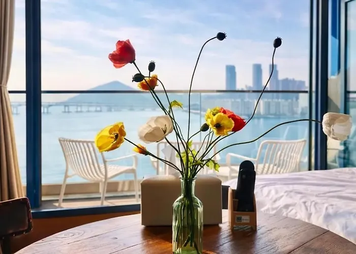 Apartamento 루미에르 디럭스 오션뷰 그랜드룸-광안리 해수욕장 New Ciudad Metropolitana de Busan