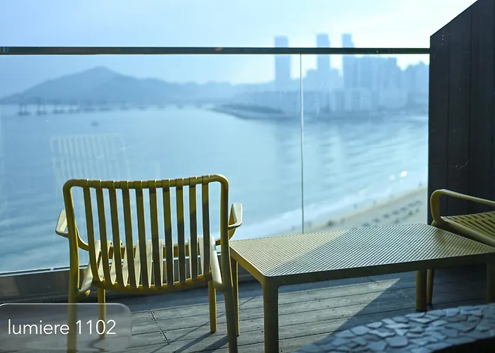 Apartamento 루미에르 디럭스 오션뷰 그랜드룸-광안리 해수욕장 New