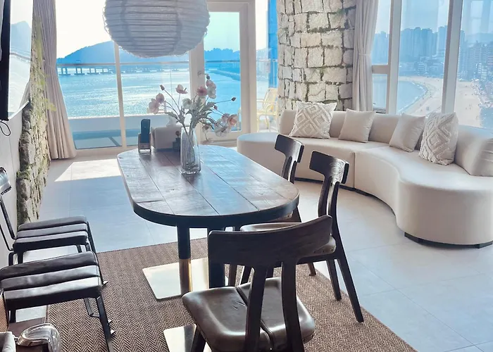 루미에르 디럭스 오션뷰 그랜드룸-광안리 해수욕장 New Apartamento Ciudad Metropolitana de Busan