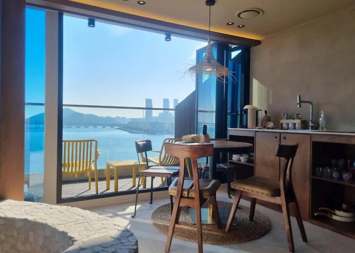 루미에르 디럭스 오션뷰 그랜드룸-광안리 해수욕장 New Apartamento Ciudad Metropolitana de Busan